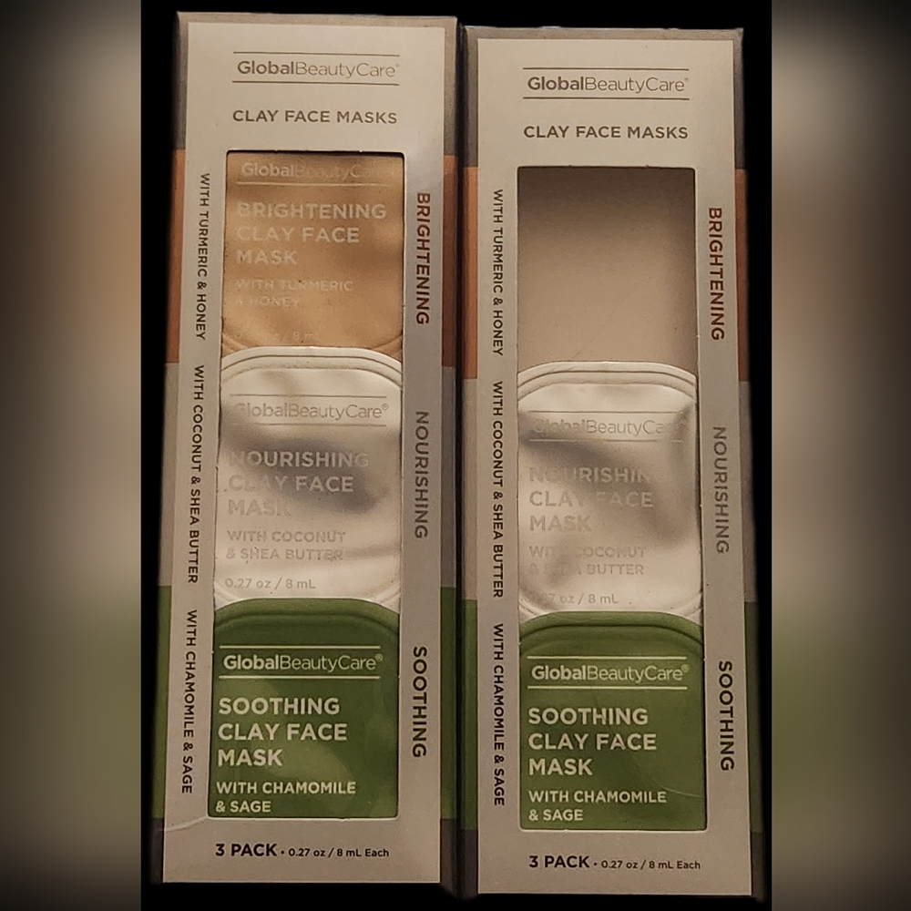Global Beauty Care Clay Face Masks Sets